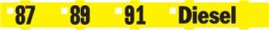 005-201800-15D Switch Graphic Strip with 87, 89, 91 and Diesel