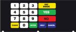 00P-232840 Keypad Overlay