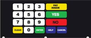 00P-232840 Keypad Overlay