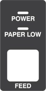 05007-01 Verifone 900 Printer Overlay