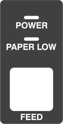 05007-01 Verifone 900 Printer Overlay