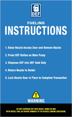 888892-001-147 6" x 9.75" Vista DEF Instruction Overlay