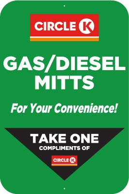 CircleK-GDM  12" x 18" Metal Sign 