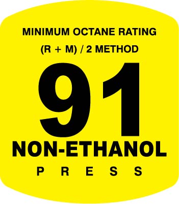 ES500S-91YNE Encore S Octane Overlay 91 Non Ethanol