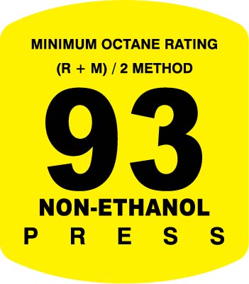 ES500S-93YNE Encore S Octane Overlay 93 Non-Ethanol