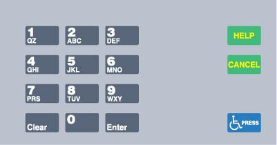 EU03004G054G Crind Keypad Overlay