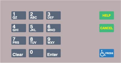 EU03004G054 Crind Keypad Overlay BP
