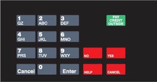 EU03004GJET Keypad Overlay