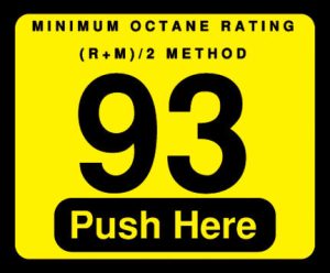 003-129999 93 Push Here Octane Decal