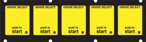 004-132830 1x5 Push to Start Keypad Overlay