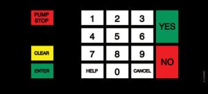 005-232840 4x6 Keypad Overlay
