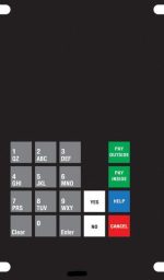006-422282 4x6 Keypad Overlay