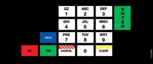 008-232840 Phillips 4x6 Keypad Overlay