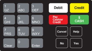 0080113-003 Centrion Keypad Overlay Exxon