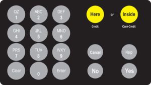 0080113-008 Centurion Keypad Overlay Amoco