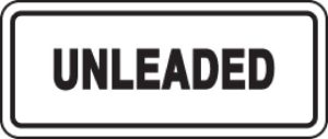 0080114-1004 Centurion TPID Unleaded Black on White