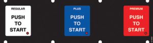 010-132830 1x5 Push to Start Keypad Overlay