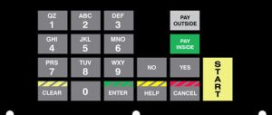 014-232840 4x6 Keypad Overlay