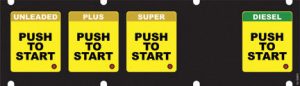 015-132870 1x5 Push to Start Keypad Overlay