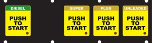 016-132870 1x5 Push to Start Keypad Overlay