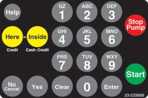 023-233689 Amoco Keypad Overlay
