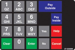 027-233689 Keypad Overlay