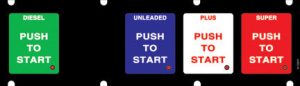 035-132870 1x5 Push to Start Keypad Overlay