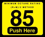 044-129999 85 Push Here Octane Decal