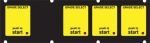 050-132830 1x5 Push to Start Keypad Overlay