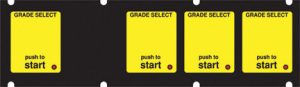 050-132830 1x5 Push to Start Keypad Overlay