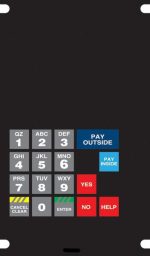 073-422282 4x6 Keypad Overlay