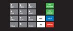 078-232840 Citgo 4x6 Keypad Overlay