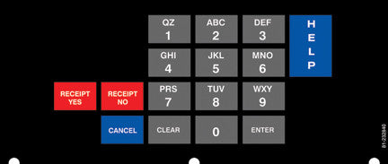 081-232840 Emro 4x6 Keypad Overlay