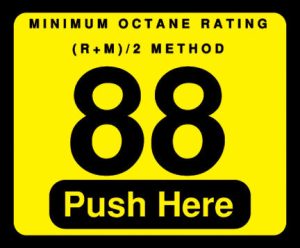088-129999 88 Push Here Octane Decal