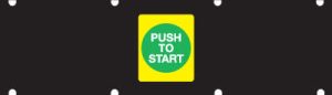 091-132850 1x5 Push to Start Keypad Overlay