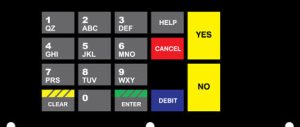 095-232840 4x6 Keypad Overlay
