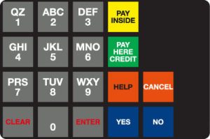 0C1-233689B Keypad Overlay