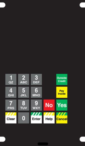 0G1-422282 Keypad Overlay