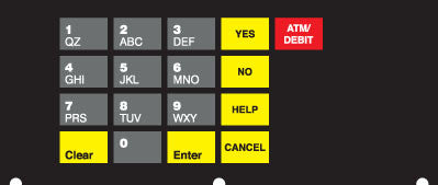 0M1-232840 4x6 Keypad Overlay