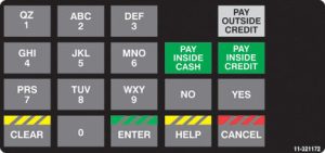 011-321172 Keypad Overlay