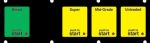 207-132850 1x5 Push to Start Keypad Overlay