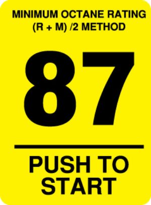 4-233695 87 Octane Push to Start Overlay