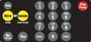 041-321172 Keypad Overlay
