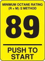 5-233695 89 Octane Push to Start Overlay