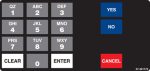 057-321172 Keypad Overlay