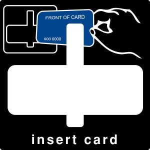 8-319471 Card Reader Decal