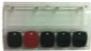 888006-004 PTS Panel Assembled with 4 Button. Includes Octane Decal Set, and Gasket. No Overlay Included.
