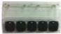 888006-015 PTS Panel Assembled with 5 Button. Includes Octane Decal Set, Gasket, and Your Choice of Overlay
