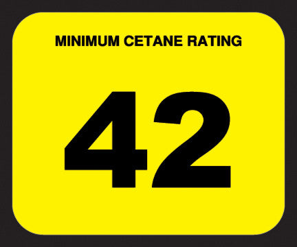 CETANE-42 Cetane 42 Decal