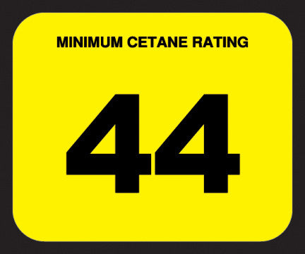 CETANE-44 Cetane 44 Decal